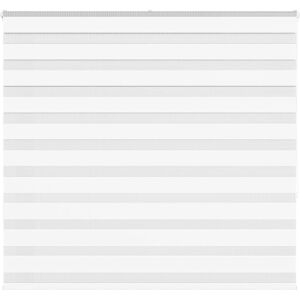 vidaXL Zebra Blinds White 165x150cm - Roller Blinds vidaXL Zebra Blinds White 165x150cm - Roller Blinds