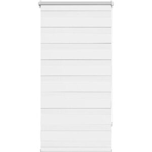 vidaXL Zebra Blind 80 x 150 cm White - Window Blind vidaXL Zebra Blind 80 x 150 cm White - Window Blind