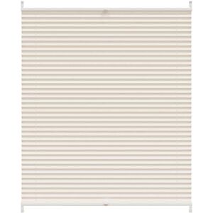 vidaXL Plisse Blind 110x150cm Cream Window Shade Curtain Sunscreen Shutter vidaXL Plisse Blind 110x150cm Cream Window Shade Curtain Sunscreen Shutter