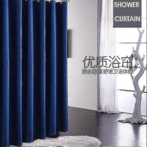 Kikidex (Navy Blue, 180x200cm) Heavy Duty Waterproof Shower Curtain - Reinforced Grommet Kikidex (Navy Blue, 180x200cm) Heavy Duty Waterproof Shower Curtain - Reinforced Grommet
