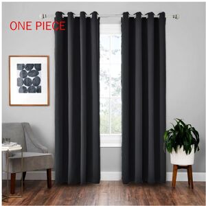 Unbranded (Black, 132*213cm/52*84inch) Curtains Blackout Modern For Living Room Curtains W Unbranded (Black, 132*213cm/52*84inch) Curtains Blackout Modern For Living Room Curtains W
