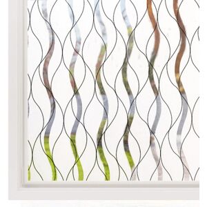 GreenZech (90cm) Frosted Window Film PVC Glass Film Sticker Heat Resistant Privacy Home De GreenZech (90cm) Frosted Window Film PVC Glass Film Sticker Heat Resistant Privacy Home De