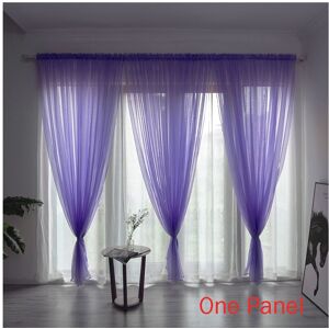 Unbranded (Purple, 200*270cm/78.7*106.3in) Elegant Solid Sheer Panel Window Curtain All Si Unbranded (Purple, 200*270cm/78.7*106.3in) Elegant Solid Sheer Panel Window Curtain All Si