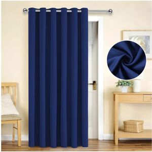 Moonlight Bedding Limited (NAVY, 66" Width x 84" Drop) Thermal Blackout Eyelet Ring Top Curtains Pair + Ti Moonlight Bedding Limited (NAVY, 66" Width x 84" Drop) Thermal Blackout Eyelet Ring Top Curtains Pair + Ti