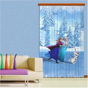 Disney Blackout Curtains - Frozen - 140x245 cm - Eyelets - Microfiber - Blue Disney Blackout Curtains - Frozen - 140x245 cm - Eyelets - Microfiber - Blue