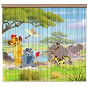Sheer curtain - DISNEY - The Lion King's Guard - 180x160 cm - Multicolored - Int Sheer curtain - DISNEY - The Lion King's Guard - 180x160 cm - Multicolored - Int