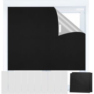 Cbofeixg Temporary Blackout Blinds, Black Out Blinds Stick On, Portable 100% Blackout Mat Cbofeixg Temporary Blackout Blinds, Black Out Blinds Stick On, Portable 100% Blackout Mat