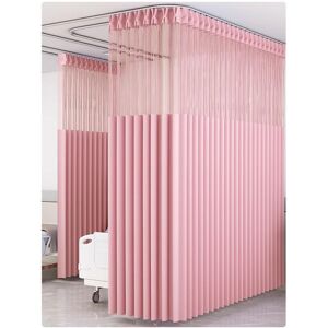 Unbranded Flame Retardant Room Divider Curtains 2.5 x 2.7 m Pink for Medical, Office, and Unbranded Flame Retardant Room Divider Curtains 2.5 x 2.7 m Pink for Medical, Office, and