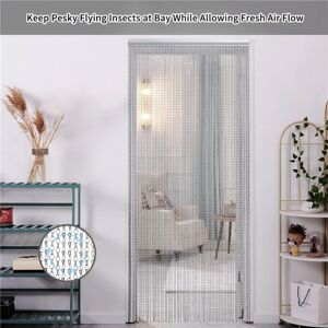 Unbranded Aluminium Door Fly Screen Metal Chain Curtain Insect Pest Blinds Unbranded Aluminium Door Fly Screen Metal Chain Curtain Insect Pest Blinds