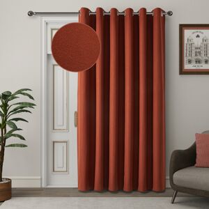 Yorkshire Bedding (Rust, 66" X 84" - (168cm x 210cm)-Single Panel Door Curtain.) Thermal Insulated Yorkshire Bedding (Rust, 66" X 84" - (168cm x 210cm)-Single Panel Door Curtain.) Thermal Insulated