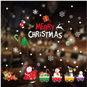 Unbranded (Train) Window Wall Christmas Sticker Home Room Decoration New Year Santa Claus Unbranded (Train) Window Wall Christmas Sticker Home Room Decoration New Year Santa Claus