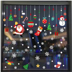 Unbranded (Point) Window Wall Christmas Sticker Home Room Decoration New Year Santa Claus Unbranded (Point) Window Wall Christmas Sticker Home Room Decoration New Year Santa Claus