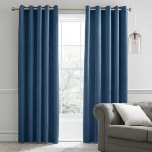 Imperial Rooms (66" x 72" (168 cm x 182 cm), Blue) Linen Curtains Thermal Ring Top Ready Made P Imperial Rooms (66" x 72" (168 cm x 182 cm), Blue) Linen Curtains Thermal Ring Top Ready Made P