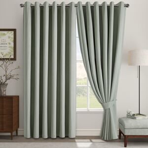 Moonlight Bedding Limited (Sage Linen, 66" x 72" (168cm x 183cm)) 100% Blackout Curtains Crushed Velvet & Moonlight Bedding Limited (Sage Linen, 66" x 72" (168cm x 183cm)) 100% Blackout Curtains Crushed Velvet &