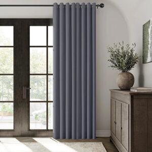 Imperial Rooms (66" x 84"- 168cm x 213cm-(Single Panel Door Curtain), Grey Blackout) Insulated Imperial Rooms (66" x 84"- 168cm x 213cm-(Single Panel Door Curtain), Grey Blackout) Insulated