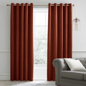 Moonlight Bedding Limited (46" x 54" In, Rust) 100% Blackout Ringtop Curtain- 260GSM Thermal Insulated Eye Moonlight Bedding Limited (46" x 54" In, Rust) 100% Blackout Ringtop Curtain- 260GSM Thermal Insulated Eye