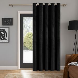 Moonlight Bedding Limited (Black, 66" x 84" (168cm x 213cm)_Single Panel) 100% Blackout Curtains Crushed V Moonlight Bedding Limited (Black, 66" x 84" (168cm x 213cm)_Single Panel) 100% Blackout Curtains Crushed V