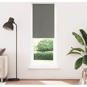 vidaXL Roller Blind Blackout Grey 75x230 cm Fabric Width 70.7 cm Polyester vidaXL Roller Blind Blackout Grey 75x230 cm Fabric Width 70.7 cm Polyester