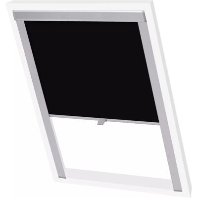 vidaXL Blackout Roller Blinds for Roof Window Black F06 - Roller Blinds vidaXL Blackout Roller Blinds for Roof Window Black F06 - Roller Blinds