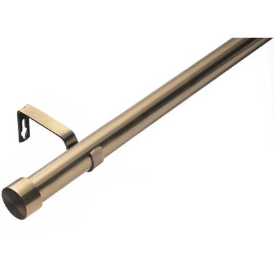 (210 - 320 cm, Antique Brass (Stopper Finial)) Lister Cartwright 28mm Antique Br (210 - 320 cm, Antique Brass (Stopper Finial)) Lister Cartwright 28mm Antique Br