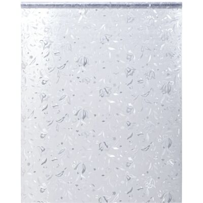 vidaXL Transparent Window Film Frosted Flowers Pattern 90x500 cm - Window Film vidaXL Transparent Window Film Frosted Flowers Pattern 90x500 cm - Window Film