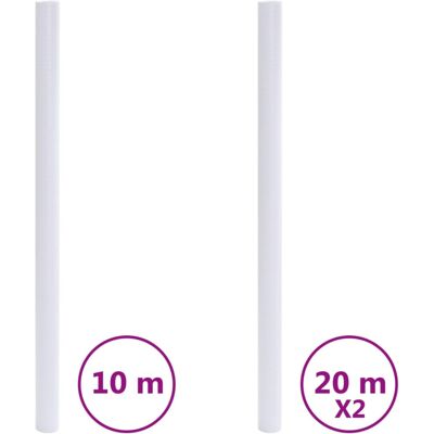 vidaXL White Frosted Privacy Window Film - Window Treatment vidaXL White Frosted Privacy Window Film - Window Treatment