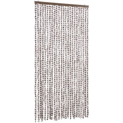 (taupe and white, 100 x 230 cm) vidaXL Fly Curtain Door Curtain Fly Screen Fly B (taupe and white, 100 x 230 cm) vidaXL Fly Curtain Door Curtain Fly Screen Fly B