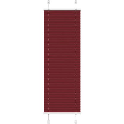 vidaXL Bordeaux Red 50x100 cm Pleated Blind - Pleated Blind vidaXL Bordeaux Red 50x100 cm Pleated Blind - Pleated Blind