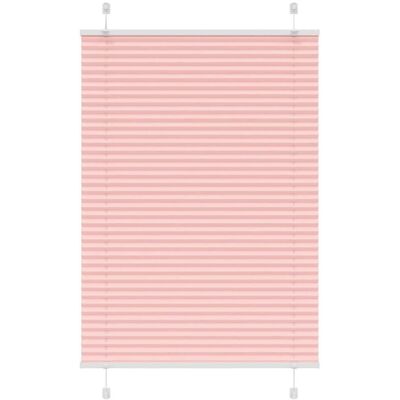 vidaXL Pink Polyester Pleated Blind - Window Blinds vidaXL Pink Polyester Pleated Blind - Window Blinds