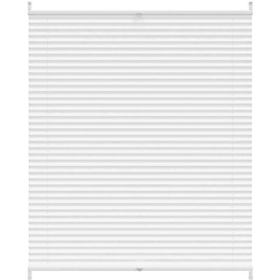 vidaXL 100 x 100 cm White Pleated Window Blind - Window Blind vidaXL 100 x 100 cm White Pleated Window Blind - Window Blind