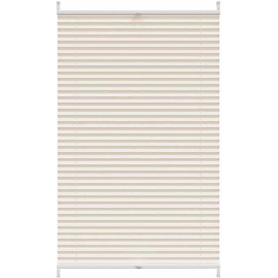 vidaXL Cream Pleated Window Curtain Shade - Window Curtain vidaXL Cream Pleated Window Curtain Shade - Window Curtain