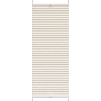 vidaXL Cream Pleated Blind 60x125cm - Pleated Window Shade vidaXL Cream Pleated Blind 60x125cm - Pleated Window Shade