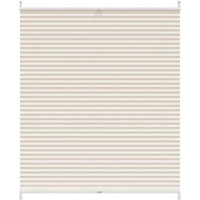 vidaXL Cream Pleated Roller Window Blind - Window Type vidaXL Cream Pleated Roller Window Blind - Window Type