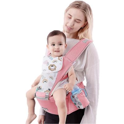 Unbranded (Pink) Baby Carrier Hip Seat Sling Wrap Carrier Hold Waist Belt Backpack Carrier Unbranded (Pink) Baby Carrier Hip Seat Sling Wrap Carrier Hold Waist Belt Backpack Carrier