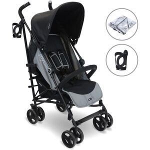 My Babiie MB02 Plus Lightweight Stroller - Black and Grey My Babiie MB02 Plus Lightweight Stroller - Black and Grey