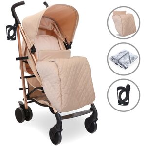 My Babiie MB51 Plus Stroller - Rose Gold Blush: Lay-Flat Seat, 3-Position UPF50+ My Babiie MB51 Plus Stroller - Rose Gold Blush: Lay-Flat Seat, 3-Position UPF50+