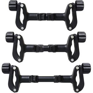 Maxpower (Black) Twin Stroller Connector Lightweight Pram Adapter Turns Two Single Stroll Maxpower (Black) Twin Stroller Connector Lightweight Pram Adapter Turns Two Single Stroll