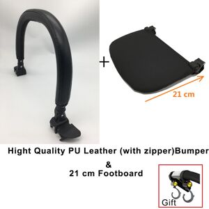 Maxpower (Zipper Leather Board) MomTan Baby Stroller Accessories Armrest PU Leather Bumpe Maxpower (Zipper Leather Board) MomTan Baby Stroller Accessories Armrest PU Leather Bumpe