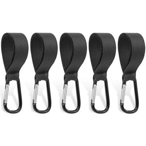 Maxpower (5pcs) Baby Stroller Hook Clip Aluminum Alloy Carabiner Cart Organizer Diaper Ba Maxpower (5pcs) Baby Stroller Hook Clip Aluminum Alloy Carabiner Cart Organizer Diaper Ba