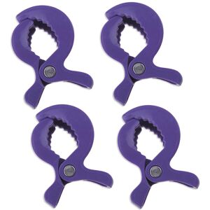 Maxpower (Purple 4 psc) Baby Colorful Car Seat Accessories Plastic Pushchair Toy Clip Pra Maxpower (Purple 4 psc) Baby Colorful Car Seat Accessories Plastic Pushchair Toy Clip Pra