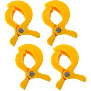 Maxpower (Yellow 4 psc) Baby Colorful Car Seat Accessories Plastic Pushchair Toy Clip Pra Maxpower (Yellow 4 psc) Baby Colorful Car Seat Accessories Plastic Pushchair Toy Clip Pra