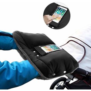 Unbranded Hand warmer, buggy gloves fleece inside hand muff with mobile phone pocket, wate Unbranded Hand warmer, buggy gloves fleece inside hand muff with mobile phone pocket, wate