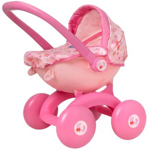 HTI Peppa Pig 4-in-1 My First Pram in Pink Interchangeable Pushchair, Carry Cot & HTI Peppa Pig 4-in-1 My First Pram in Pink Interchangeable Pushchair, Carry Cot &