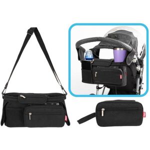 Deluxe Stroller Organizer - NUBY - Removable Pouch - Black Deluxe Stroller Organizer - NUBY - Removable Pouch - Black