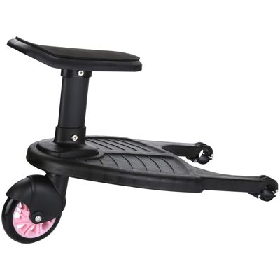 Unbranded (Pink) Child Buggy Stroller Step Board Toddler Wheeled Pushchair Connector Unbranded (Pink) Child Buggy Stroller Step Board Toddler Wheeled Pushchair Connector