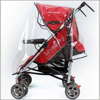 LUPO Buggy Rain Cover Universal Pushchair Stroller Pram Transparent LUPO Buggy Rain Cover Universal Pushchair Stroller Pram Transparent