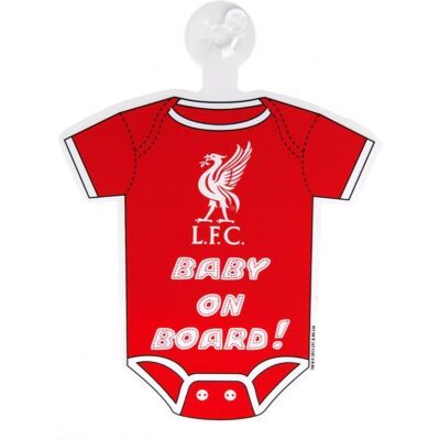 Liverpool FC Baby On Board Sign Liverpool FC Baby On Board Sign