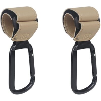 Maxpower (2pcs khaki) Carabiner Stroller Hooks Pushchair Hook Mommy-Bag Hanging Hook Bike Maxpower (2pcs khaki) Carabiner Stroller Hooks Pushchair Hook Mommy-Bag Hanging Hook Bike