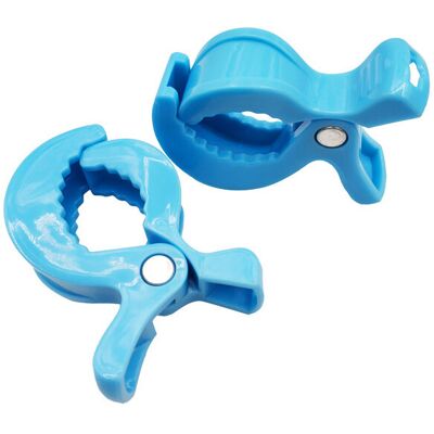 Maxpower (Blue 2pcs) 2pc/lot Baby Colorful Car Seat Accessories Plastic Pushchair Toy Cli Maxpower (Blue 2pcs) 2pc/lot Baby Colorful Car Seat Accessories Plastic Pushchair Toy Cli
