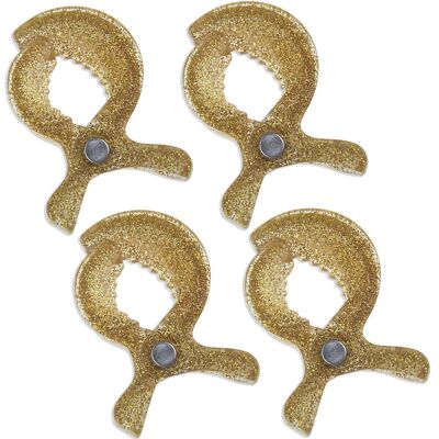 Maxpower (Gold 4 psc) Baby Colorful Car Seat Accessories Plastic Pushchair Toy Clip Pram Maxpower (Gold 4 psc) Baby Colorful Car Seat Accessories Plastic Pushchair Toy Clip Pram
